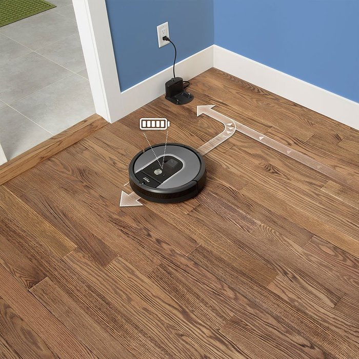 iRobot Roomba 960 Robotic Vacuum Cleaner Bundle with Accessories (6 Items)