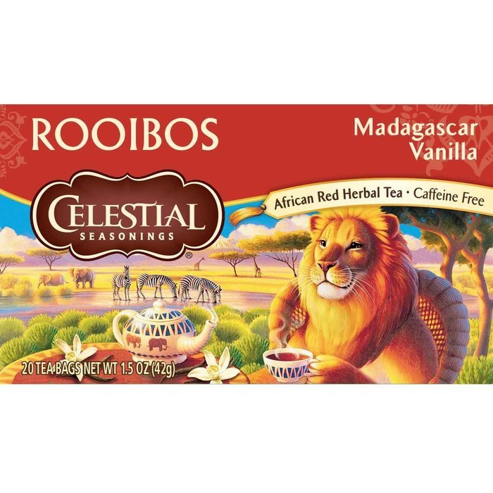 Celestial Seasonings Vanilla Rooibos Tea, 20 Count (Pack of 6) N16