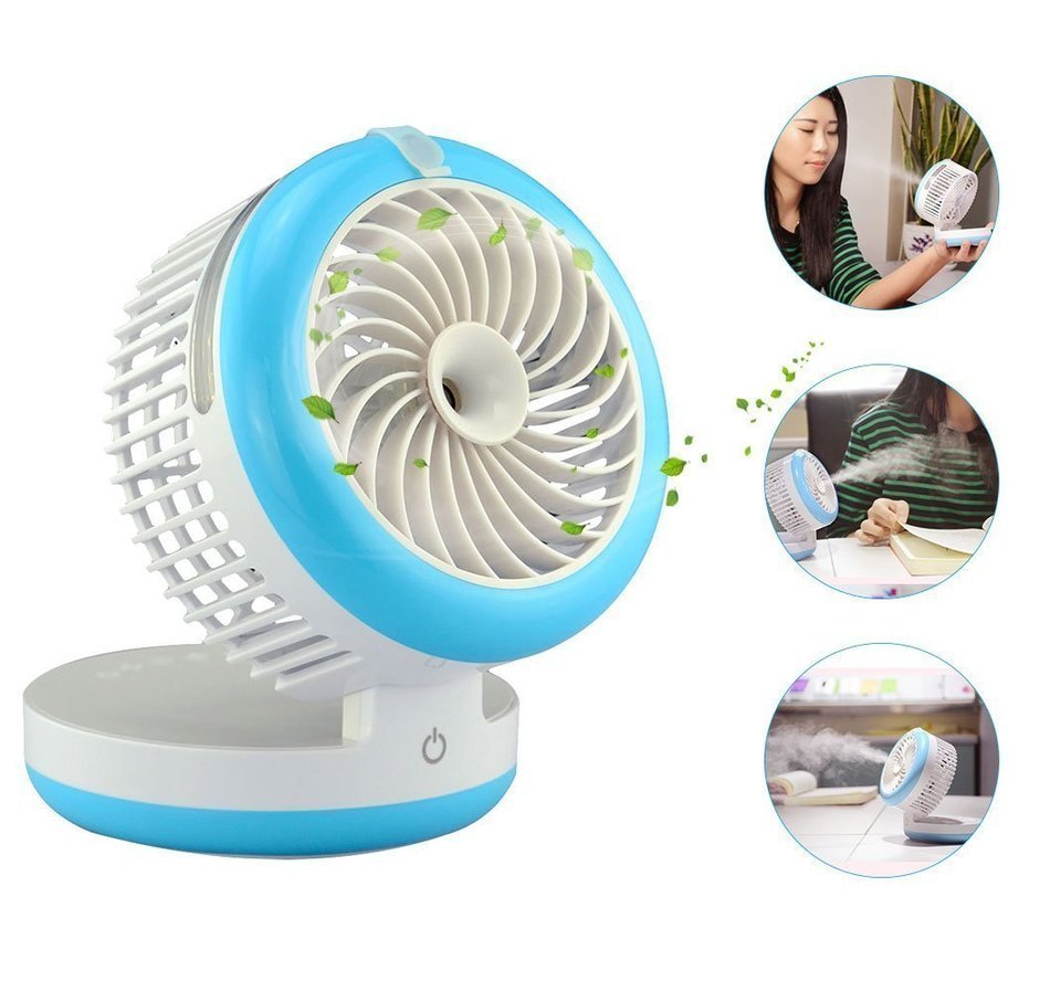 BearsFire® USB Mini Cooling Misting Fan Portable Water Spray Fan ...