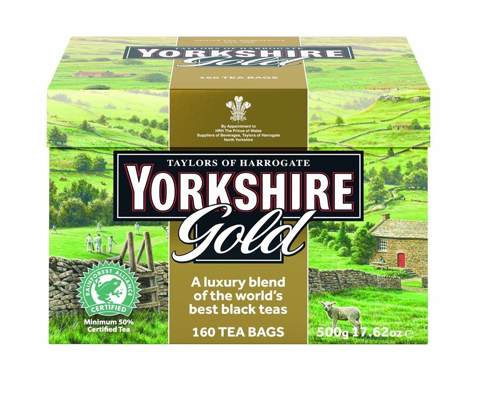 Taylors of Harrogate, Yorkshire Gold, 160-Count, Black Tea Bags N2