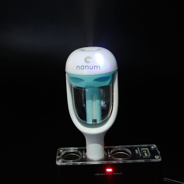 FCHMini Car Humidifier Aroma Air Purification Diffuser (BLUE) N8