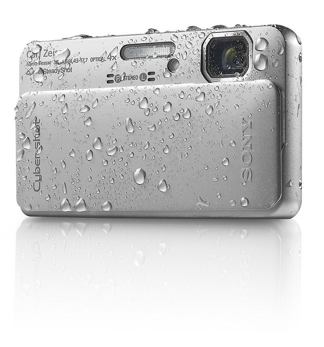 Sony Cyber-Shot DSC-TX10 16.2 MP Waterproof Digital Still Camera with Exmor R CMOS Sensor, 3D Sweep Panorama,... N17