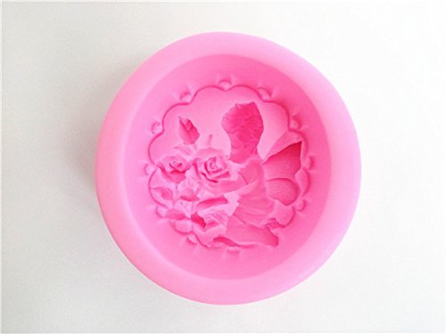 Wocuz W0420 Round Shape Soap Mold with Fairy Pattern Candy Making Silicone Mold Cake Decoration Mould Fondant... N2