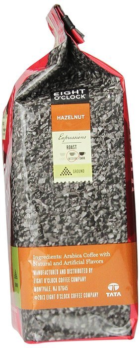 Eight O'Clock Hazelnut Ground Coffee, 11-Ounce Bags (Pack of 6) N2
