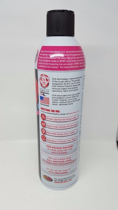 CU4 CARPET AND UPHOLSTERY CLEANER - High Performance WATERLESS SYSTEM