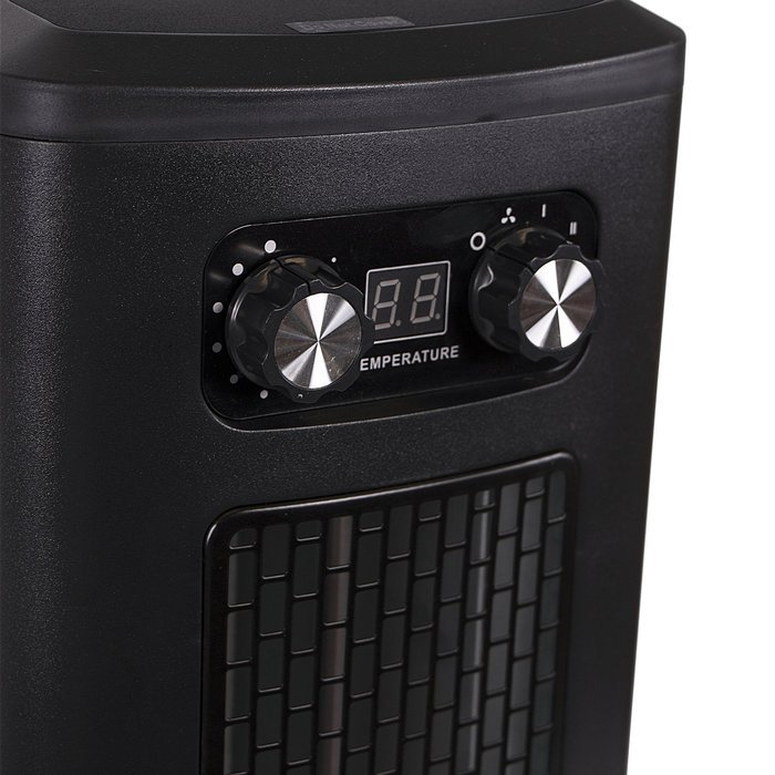 Walcut Luxury Deluxe Free Standing 1500W Mechanical Version 3 Infrared Quartz Tube Tower Heater N2