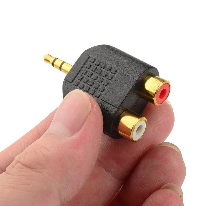 Cable Matters 5-Pack, Gold Plated 3-RCA Coupler N6