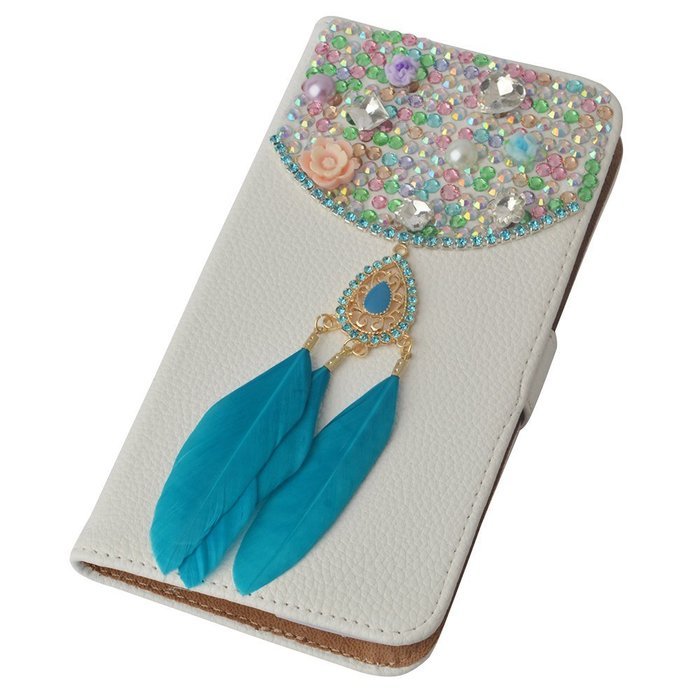Galaxy S7 Case,Yaheeda [Stand Feature] Bling Sparkle Crystal Wallet Case [Sparkle Plume Feather Chain] Premium... N5