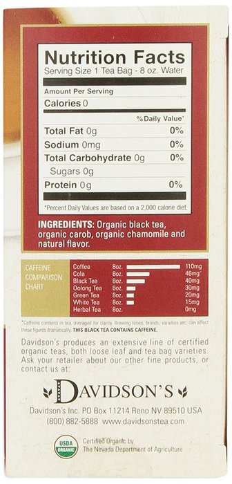Davidson's Tea Cherry Vanilla, 25 Count Tea Bag N4