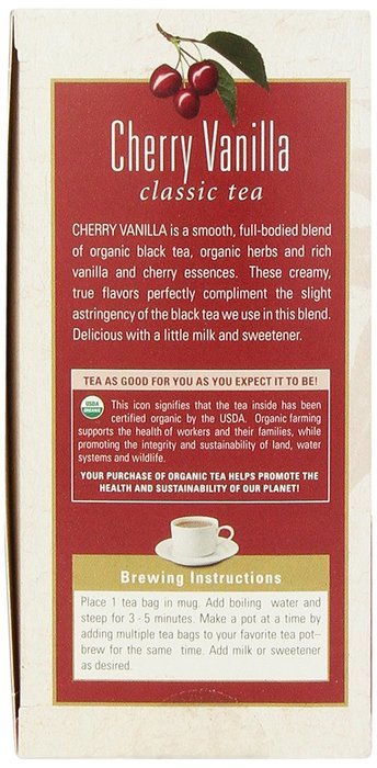 Davidson's Tea Cherry Vanilla, 25 Count Tea Bag N5