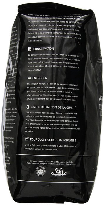 Kicking Horse Coffee, Whole Bean, Kick Ass, 2.2 Pound N11