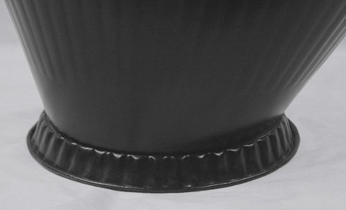 Standard Fireplace Hearth Ash Coal Bucket Carrier - BLACK