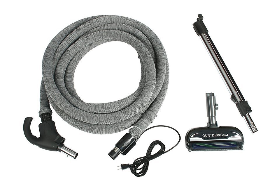 Cen-Tec Systems 90991 CT10 Quiet Drive Response Powerhead with Electric Hose with Hose Sock, 35-Feet