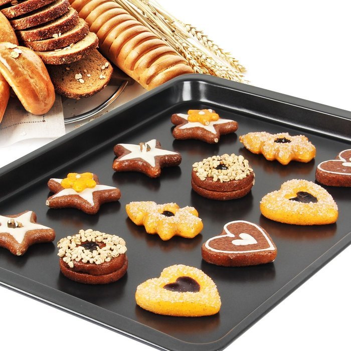 Yilove Non-stick Baking Cookie Sheet-Champagne,14.5"x10" N9