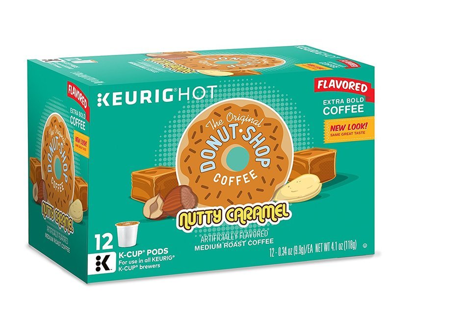 The Original Donut Shop Nutty Caramel, Keurig K-Cups, 72 Count