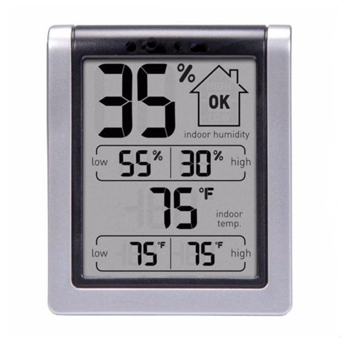 Kissemoji ABS Indoor Humidity Monitor with Totally Wireless Tabletop and Magnet-Mountable Design and Humidity... N3