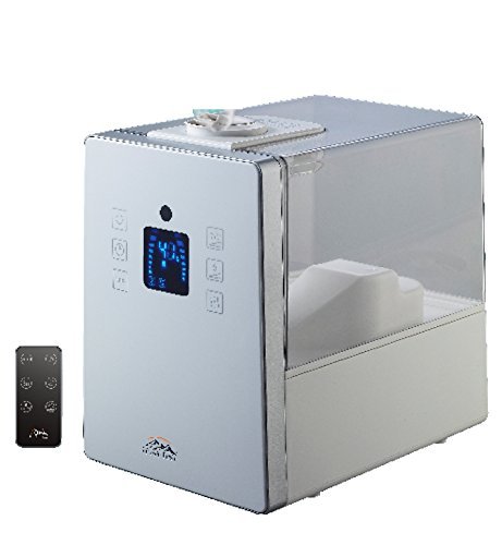 Heaven Fresh HF710-W Digital Ultrasonic Cool & Warm Mist Humidifier with Aroma Function, White