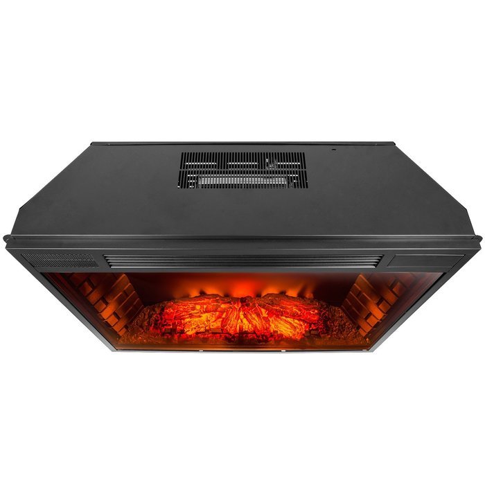 AKDY Freestanding 6 Setting LED Backlight Buttons Temperature Control Adjustable Remote Electric Fireplace Heater... N4