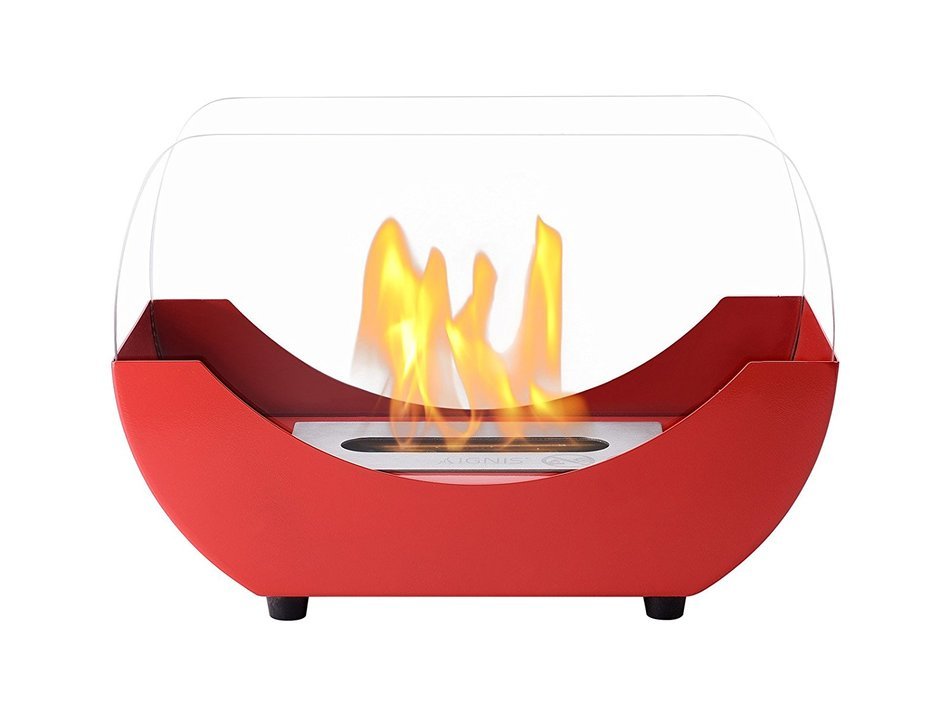 Ignis Portable Tabletop Ventless Bio Ethanol Fireplace - Liberty (Black) N15