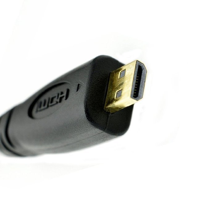 HDMI Cable, WOVTE Premium High Speed Micro HDMI to DVI Cable Male-Male (6 ft / 1.8 m) for HD Quality Video Transmission