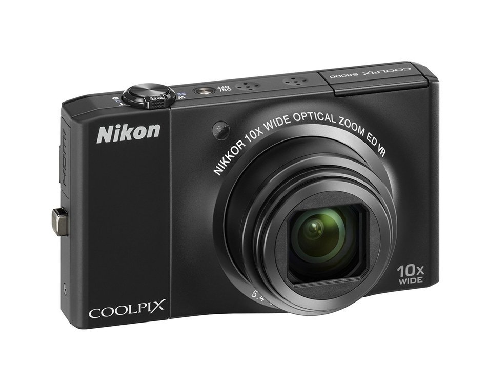 Nikon Coolpix S8000 14 MP Digital Camera with 10x Optical Vibration Reduction (VR) Zoom and 3.0-Inch LCD (Silver) N29