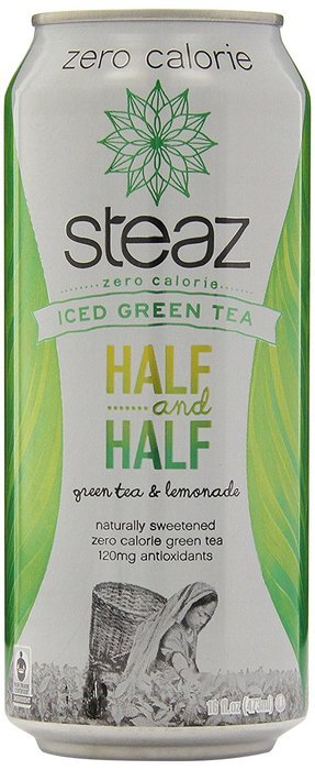 Steaz Zero Calorie Iced Green Tea, Peach Mango, 16 Ounce (Pack of 12) N21