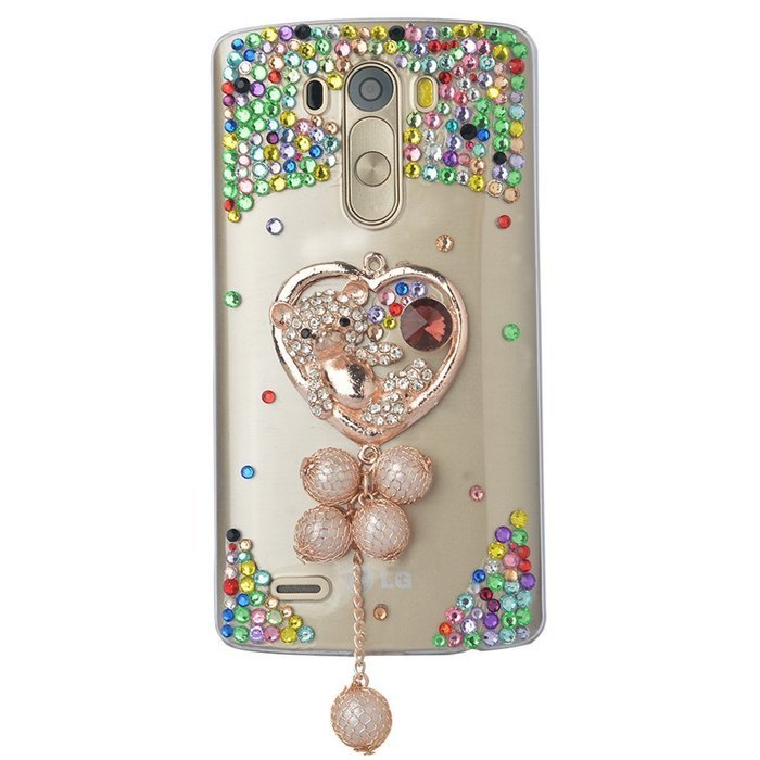 Spritech(TM) Bling Phone Case For LG V10,3D Handmade Crystal Perfume Pattern Accessary Design Clear Cellphone... N48