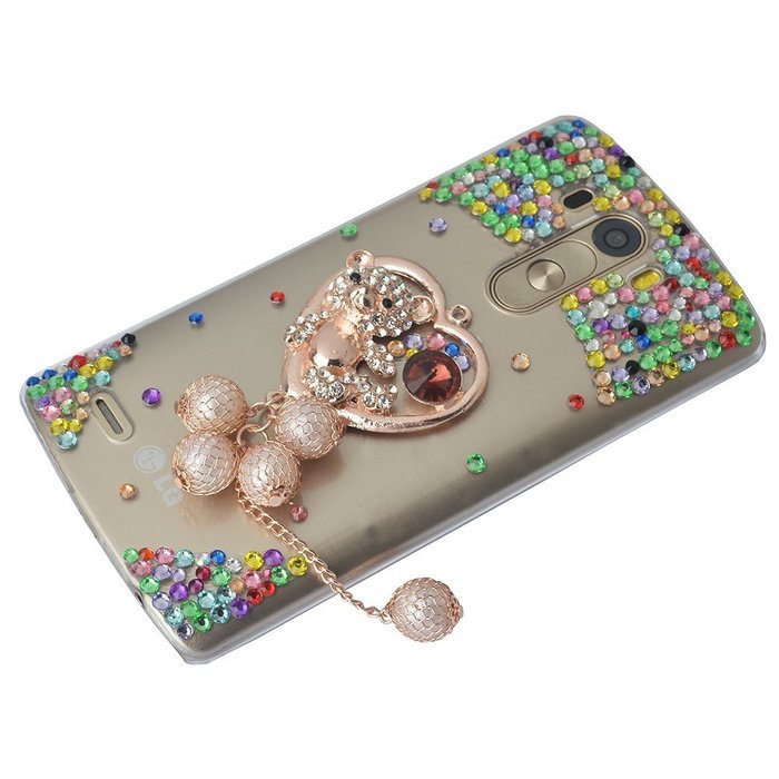 Spritech(TM) Bling Phone Case For LG V10,3D Handmade Crystal Perfume Pattern Accessary Design Clear Cellphone... N49