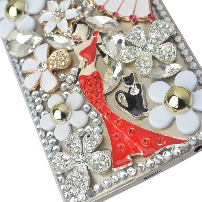 Spritech(TM) Bling Phone Case For LG V10,3D Handmade Crystal Perfume Pattern Accessary Design Clear Cellphone... N51