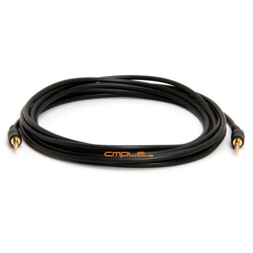 Cmple - Stereo Audio Patch Cable Male to Male 3.5mm - 100 FT N4