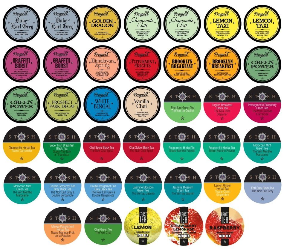 Two Rivers Bit of Everything Single-cup Sampler Pack for Keurig K-Cup Brewers, 40 Count N16