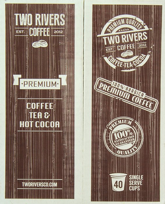 Two Rivers Bit of Everything Single-cup Sampler Pack for Keurig K-Cup Brewers, 40 Count N17