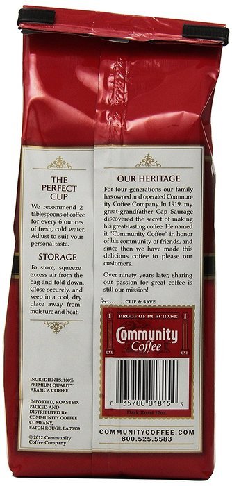 Community Coffee Premium Ground Coffee, Breakfast Blend, 12 oz., 3 Count N32
