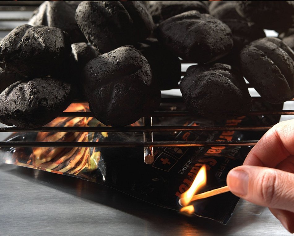 InstaFire Eco-Friendly Combo Pack of Granulated Single Use Fire Starter and Charcoal Starter Pouches, 6-Each N4