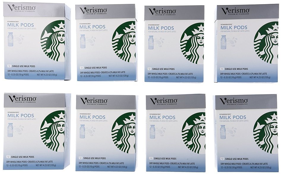 Starbucks Verismo Milk Pods - 96 Pods