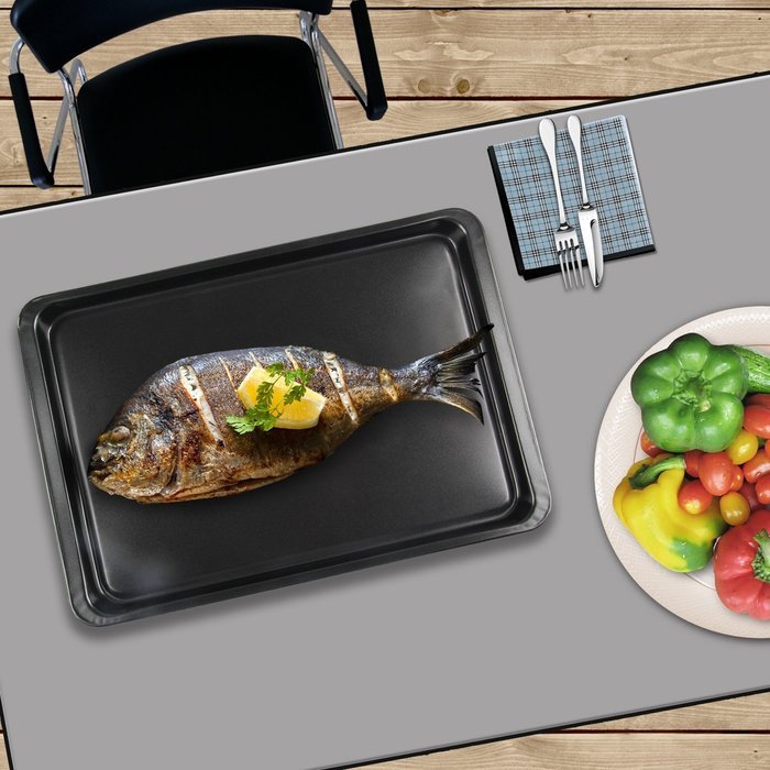 Yilove Non-stick Baking Cookie Sheet-Champagne,14.5"x10" N12