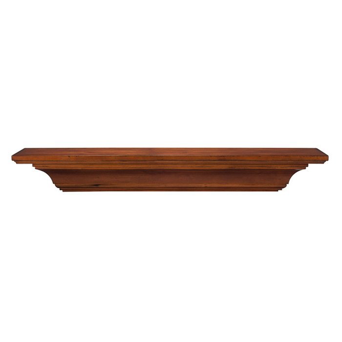 Pearl Mantels 418-72 Homestead Natural Unfinished 72" Mantel Shelf N7