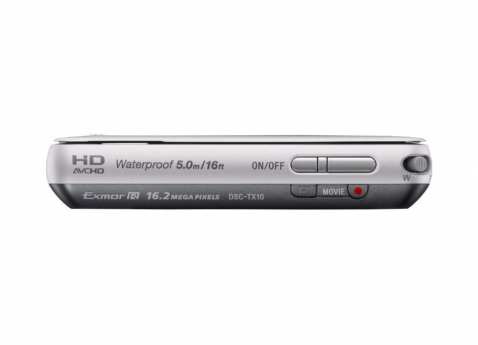 Sony Cyber-Shot DSC-TX10 16.2 MP Waterproof Digital Still Camera with Exmor R CMOS Sensor, 3D Sweep Panorama,... N20