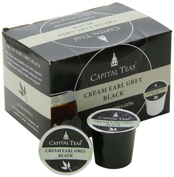 Capital Teas Turmeric Ginger Organic Tea, Keurig Cups, 12 Count N22