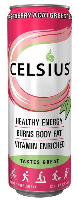 Celsius Green Tea, Peach Mango, 12 Ounce (Pack of 12) N48