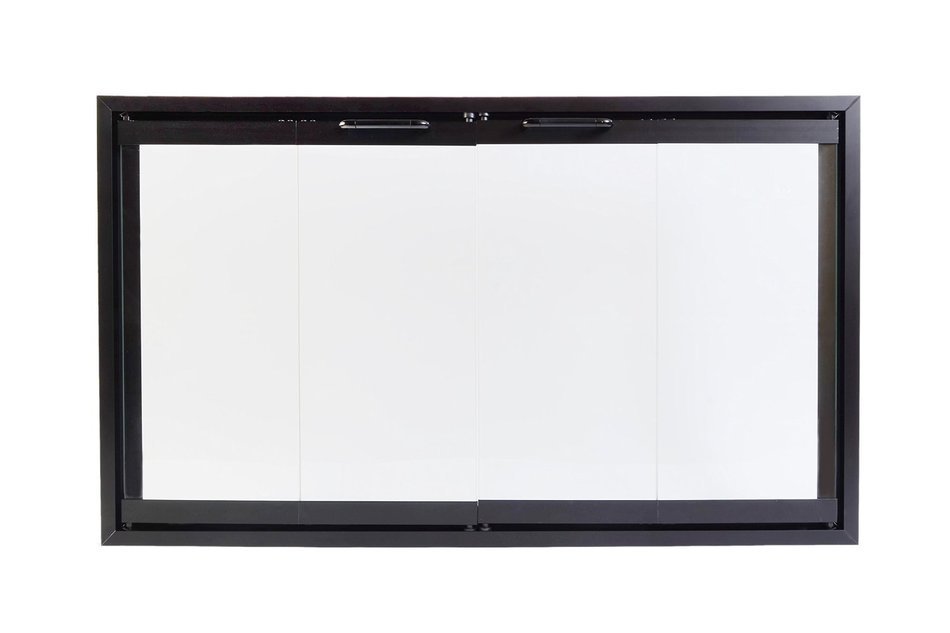 Superior Bi-Fold Glass Fireplace Door, Easy to Install, Stop Annoying Drafts and Lower Your Heating Bill (Fits...