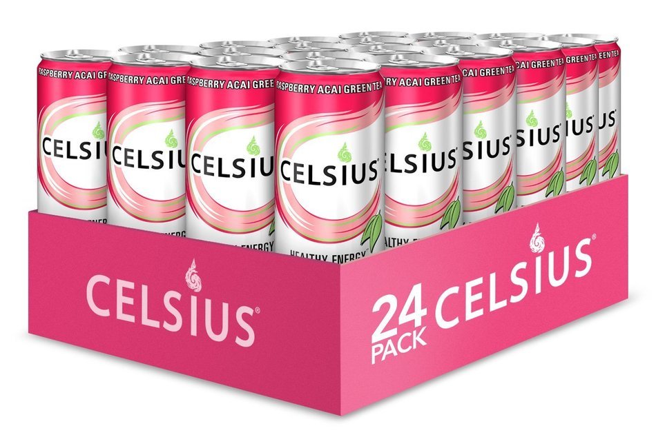 Celsius Green Tea, Peach Mango, 12 Ounce (Pack of 12) N53