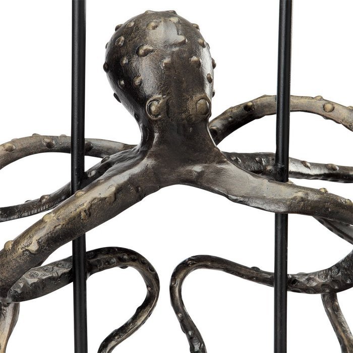 Viridian Bay Octopus Fireplace Candelabra