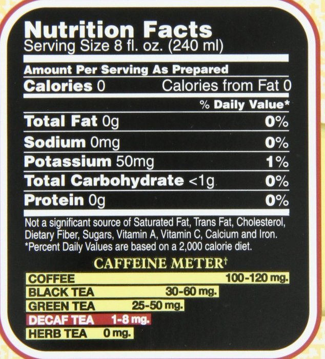 Bigelow Decaffeinated French Vanilla Tea, 20-Count Boxes (Pack of 6)