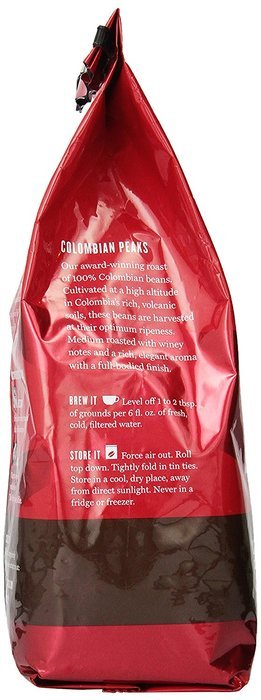 Eight O'Clock Colombian Peaks Ground Coffee, 33-Ounce Bag
