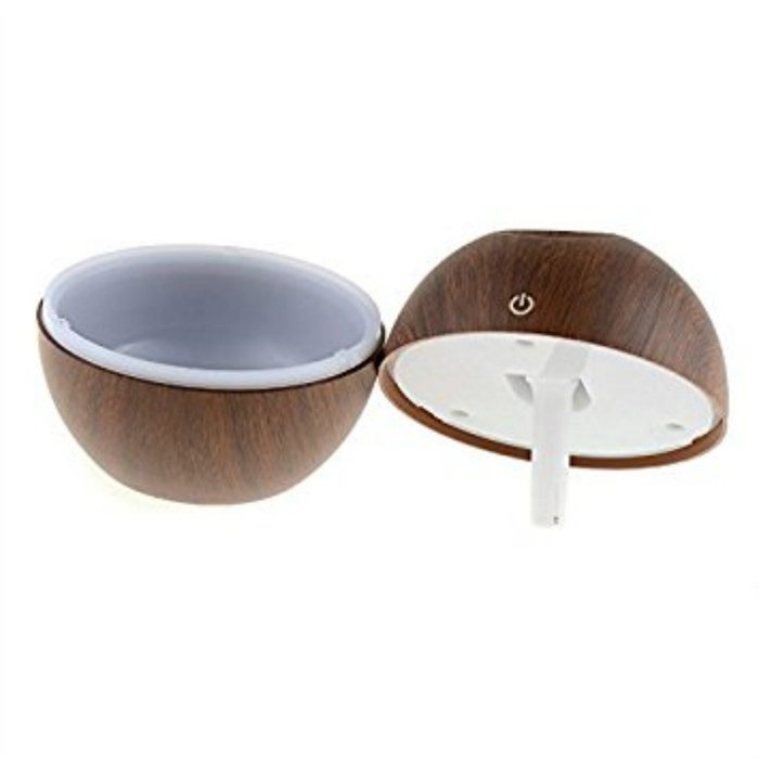 NIUDB Mini Aroma Diffuser Mist Maker Essential Oil Ultrasonic Humidifier Ionizer Atomizer with USB Lamp N2