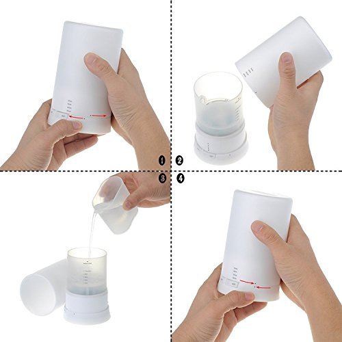 Home Mini LED Series Aroma Diffuser 100ml Essential Oil Air Humidifier FD01 by Purple-Violet