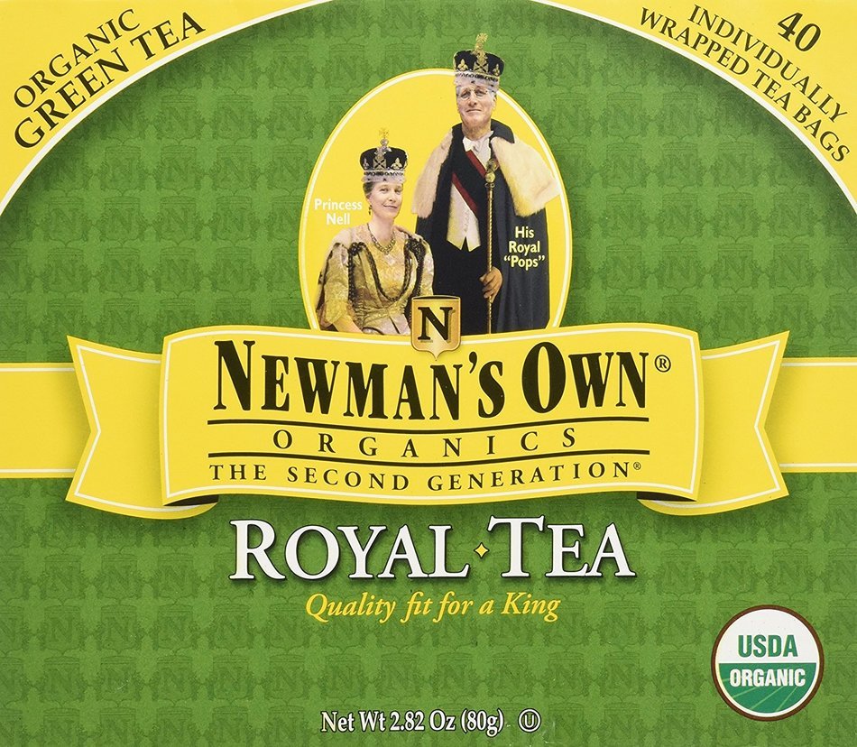 Newmans Own Organics Royal Green Tea - 40 per pack -- 6 packs per case. N2