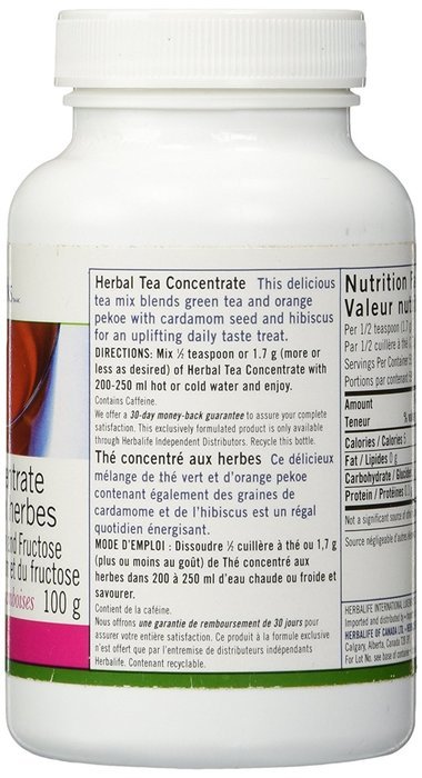 Herbalife Herbal Tea Concentrate - Raspberry, 1.8 oz. N8