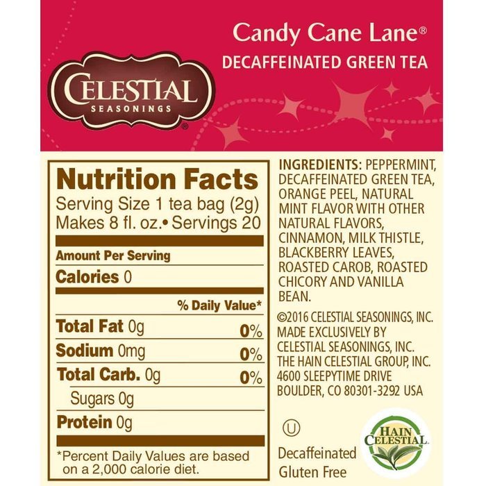 Celestial Seasonings Decaf Mint Green Tea, 20 Count (Pack of 6) N5